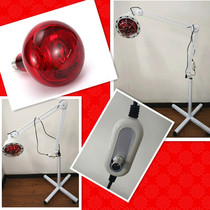 Table lamp red light beauty electric baking bulb 275W infrared baking lamp Household baking lamp