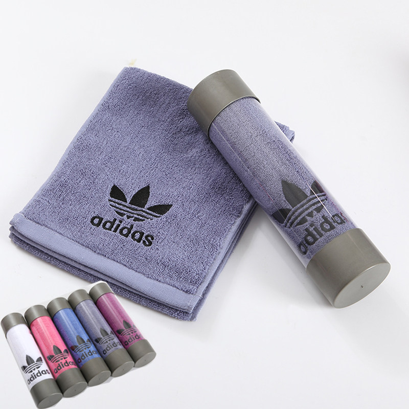 Fashion brand hip-hop embroidery cotton sports towel fitness water-absorbent sweat-absorbent towel company gift running towel