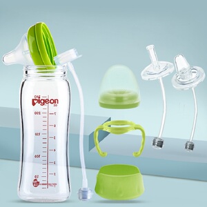 适用贝亲奶瓶配件宽口径重力球奶嘴