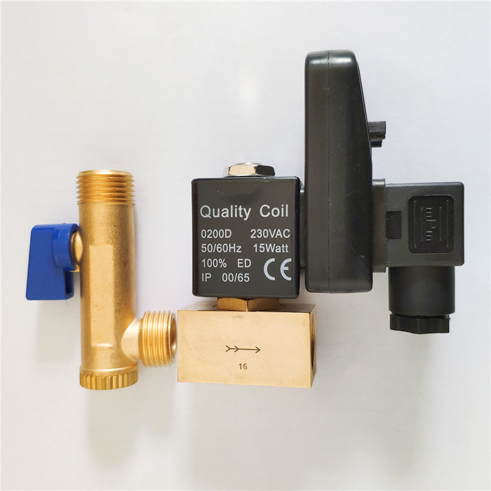 0200D 15W drain valve air compressor cold dryer air storage tank electronic drain valve timing drain valve two-piece