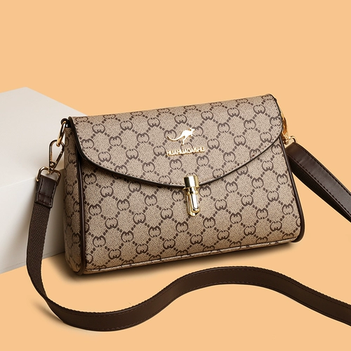 Кенгуру, универсальная сумка на одно плечо, кожаная сумка через плечо для матери, небольшая сумка, для среднего возраста, из натуральной кожи