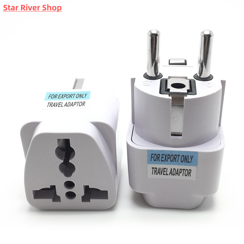 1pcs Universal EU Plug Adapter AU UK US To EU Euro AC Travel