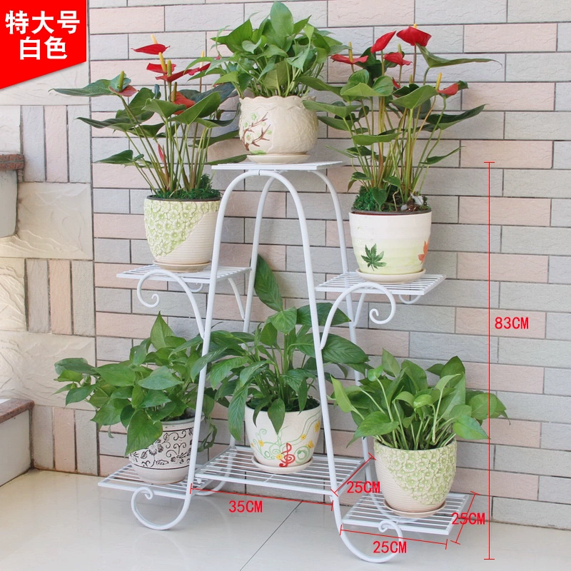 kệ trồng rau ban công chung cư Sắt pothos Giá để hoa ban công con lắc sàn đứng trong nhà đơn giản lọ hoa giá phòng khách nhện phong lan phụ kiện ưu đãi đặc biệt giá sắt treo chậu hoa 