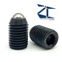 Class 12 9 Hexagon Ball Head Plunger Ball Screw with Threaded Rod Pin ZC104-1-M3-M5