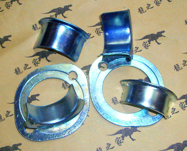 CG125 Pearl River Happiness Flower Cat WY Carling MCR Motorcycle Exhaust Pipe Lock Sheet Semicircle Sheet Damper Press Sheet gasket-Taobao