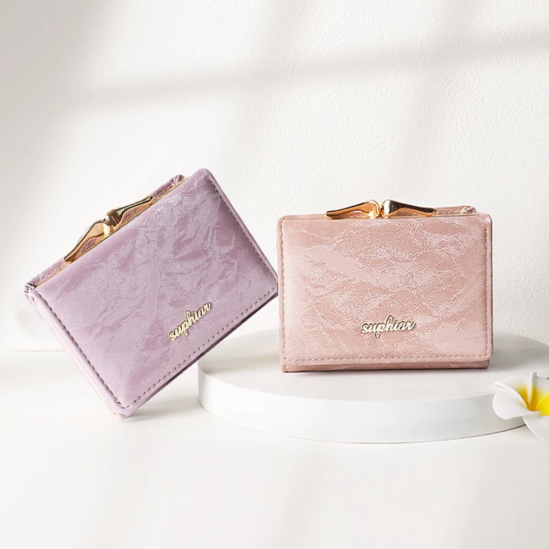 Cute wallet, short small light and thin capacious universal shoulder bag