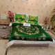 Hàng Châu lụa satin chăn bông thổ cẩm chăn bông mềm mại satin đám cưới chăn màu đỏ và trắng chăn - Quilt Covers 	bộ chăn phao ga gối