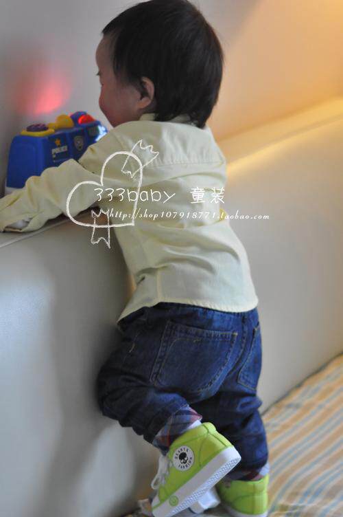 Chemise garcon à manche longue - Ref 2078178 Image 9