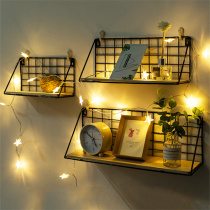 Net red Room decoration renovation Rental house furniture Rental bedroom decoration Dormitory wall decoration ins shelf