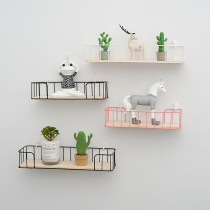 Nordic living room wall decoration pendant Bedroom room decoration Creative ins wind home hanging wall shelf