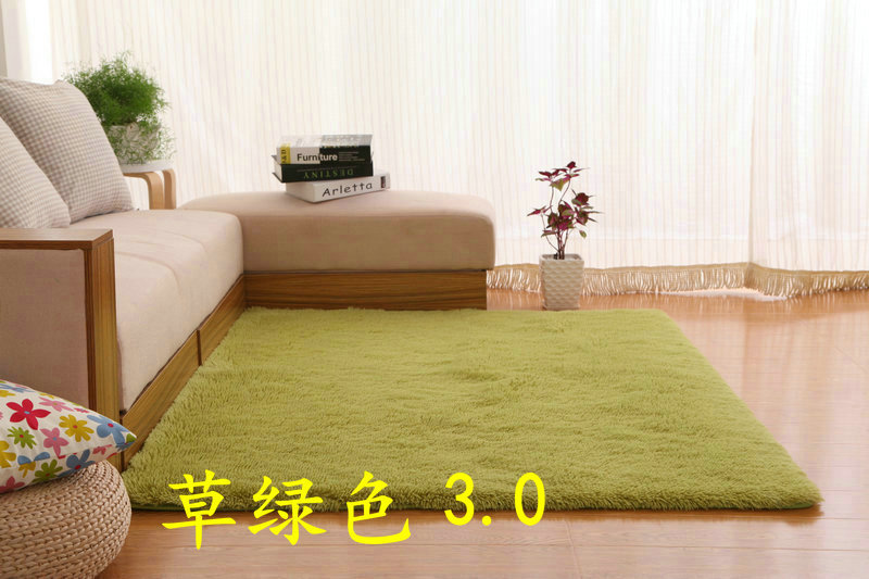 Dày có thể giặt tóc lụa phòng khách phòng ngủ bàn cà phê thảm đầu giường có thể được tùy chỉnh để đặt hàng đầy đủ hoa hồng thảm đỏ thảm trải sàn giá rẻ