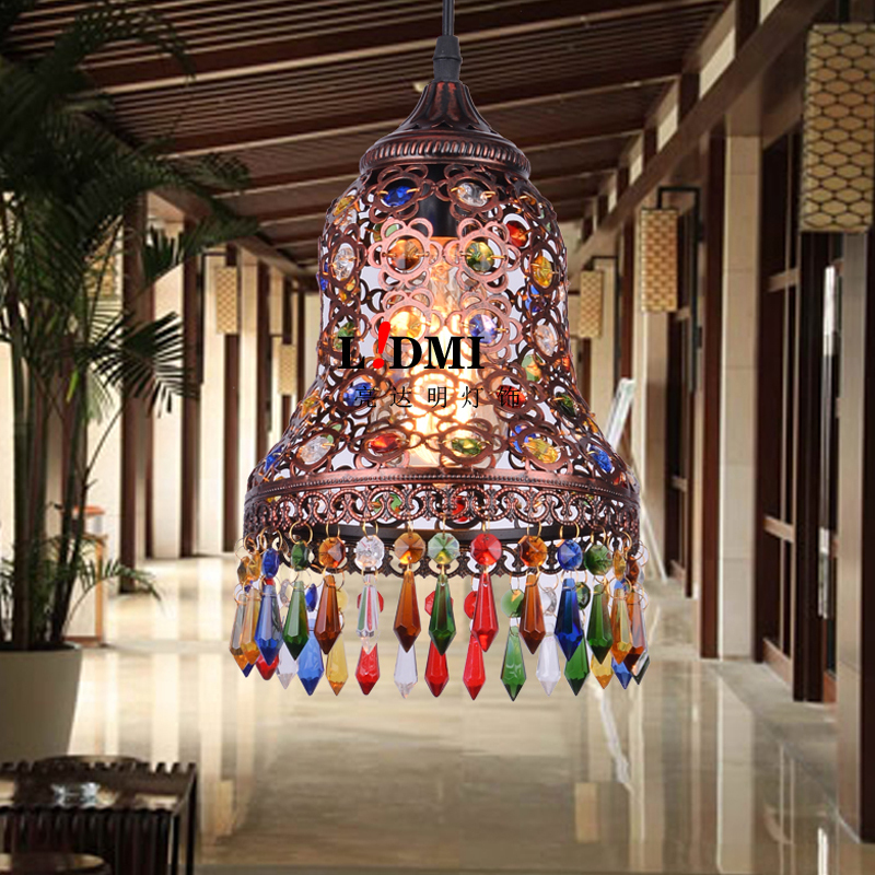 Bohemian Restaurant Lamp, Southeast Asian Pastoral Bedroom Living Room Lamp, Hotel Bar Counter Personalized Creative Crystal Lamp Chandelier Bohemian Restaurant Lamp, Southeast Asian Pastoral Bedroom Living Room Lamp, Hotel Bar Counter Personalized Creative Crystal Lamp Chandelier