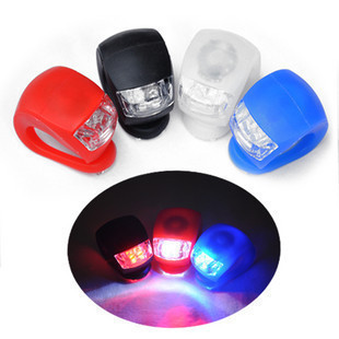 2LED Fifth Generation Frog Light, Beetle Light, Silicone Light, Riding Warning Light, Front Light and Tail Light, Single Price