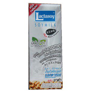 Thai Original Imported Force Large Lion Black Sesame Taste Bean Milk 250ml 36 Box Box-Taobao