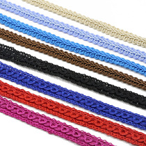 Black white centipede lace accessories color weaving clothes clothes sofa accessories weaving diy decorations