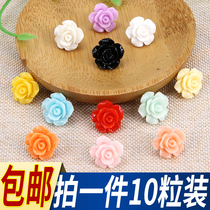 High-end flower shirt button button button children baby clothesweater sweater decoration button accessories