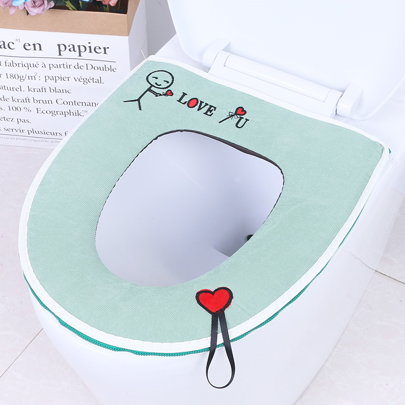 Toilet cushion cushions Home Universal Laced Toilet washers Toilet Cues Cute Four Seasons Universal Thickened Warmth