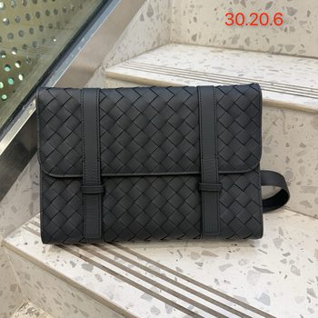 High-end ipad bag! new woven genuine leather men's bag as a gift, shoulder bag, tablet bag, business