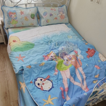 (one) LOL pool party Summer cool ice silk mats Four pieces of summer by cute teenage air conditioning