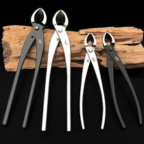 Fork branch scissors oblique pliers stainless steel bonsai making tools potted gardening pruning shears Maxwang Ball festival scissors