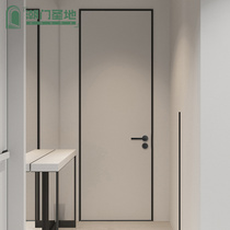 Narrow interior door wooden door home Modern simple flat door bathroom door toilet room bedroom door set door