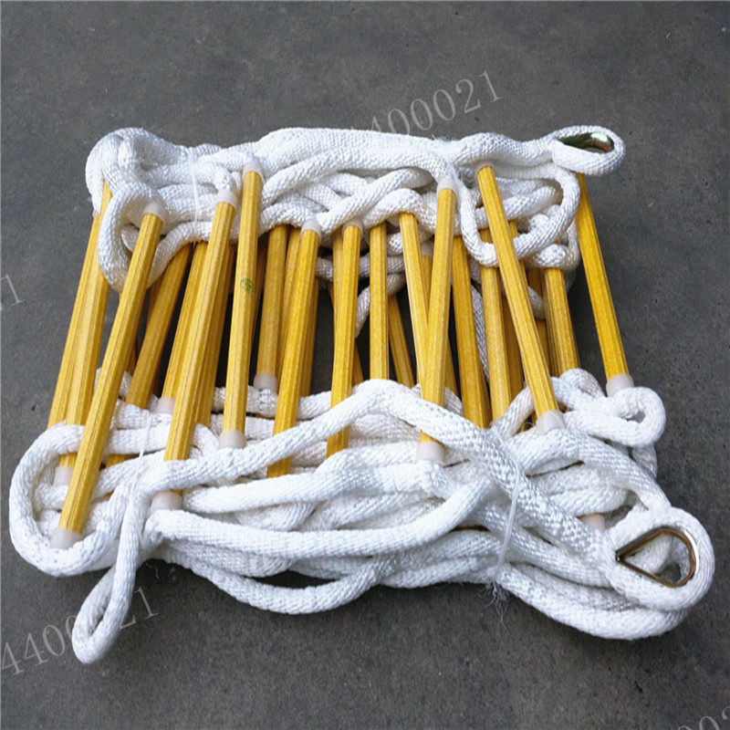 Quality rope ladder nylon soft ladder rope ladder soft ladder escape with ladder fire soft ladder rescue safety ladder training ladder-Taobao