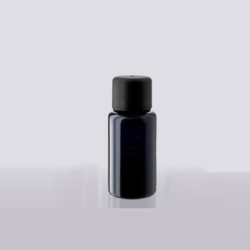Blue-purple glass bottle essential oil bottle 20ml sub-packed travel dark-proof blending bottle empty bottle smooth cover