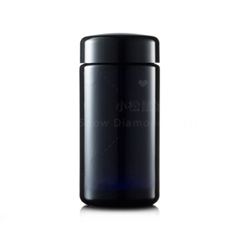 Imported wide-mouth narrow high-quality pharmaceutical capsule scented tea bottle tobacco leaves 100ml g to completely prevent photoaging sets