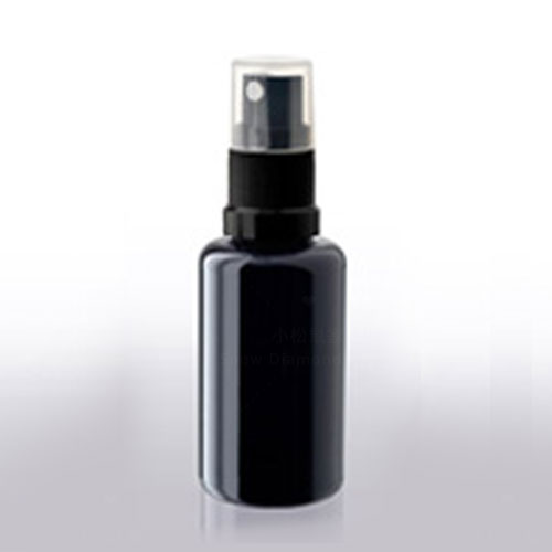 Imported black purple glass bottle essential oil bottle 30ml sub-packaging travel ultra-thick with spray cap nozzle nozzle cover