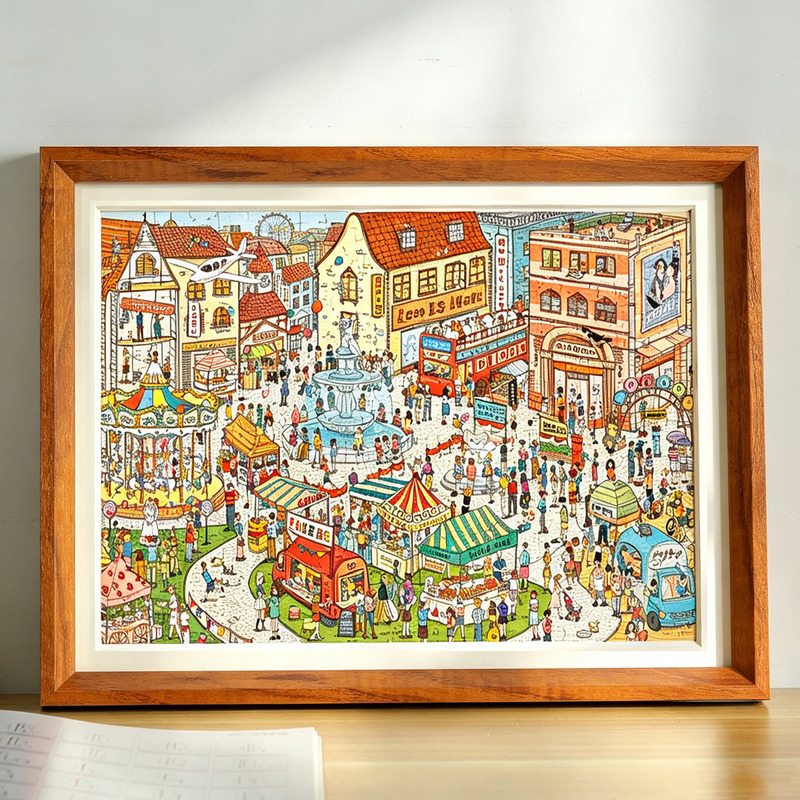 Solid Wood Puzzle Photo Frame 1000 Pieces 500 Pieces 70×50×75 Outer Frame Picture Frame 24inch Frame Empty Frame 4K Wall Hanging Solid Wood Puzzle Photo Frame 1000 Pieces 500 Pieces 70×50×75 Outer Frame Picture Frame 24inch Frame Empty Frame 4K Wall Hanging