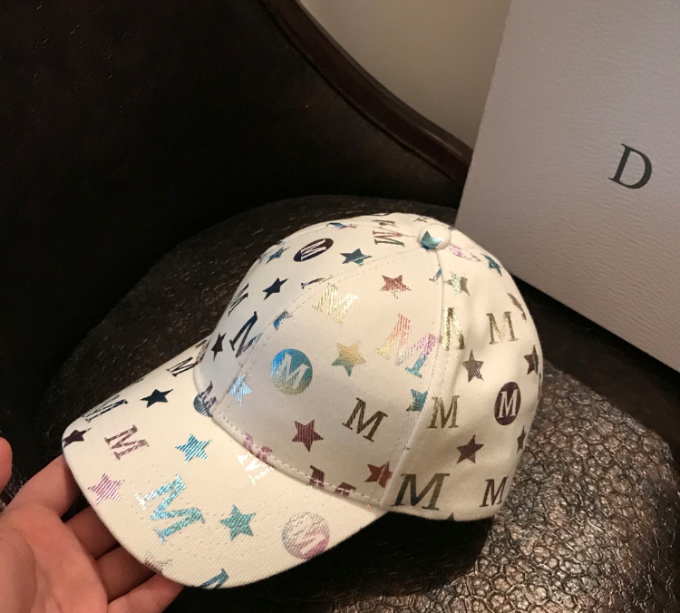 New Japanese graffiti letter baseball cap for women, versatile for both men and women, curved brim sun hat, casual and fashionable baseball cap detail image 14