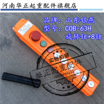 Direct Sale Shandong Yinyan Skywheel Control Button Switch COB63H Rainproof Model CD Electric Hoist Control Handle