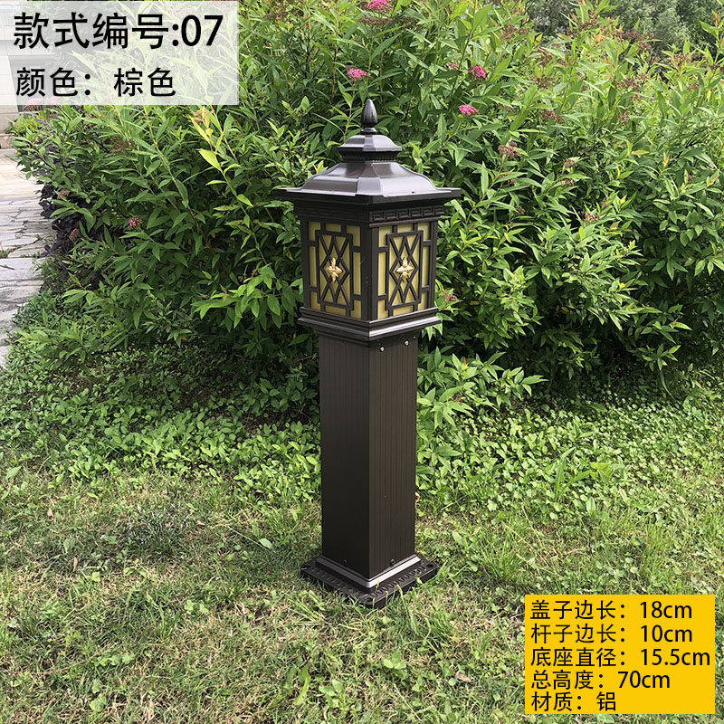 Grass Terrace Lamp View Lantern View Lantern Courtyard Light Grass Buried Light Outdoor Lamp Eurostyle Waterproof Garden Park Light Street Lamp Aluminum Led