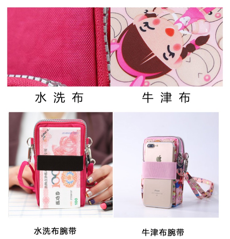 Túi đựng điện thoại di động nữ 2018 mới mini túi vải crossbody túi điện thoại treo cổ túi xách cổ đứng túi đeo chéo nike