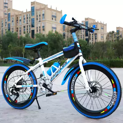 Big child mountaineering bicycle 20 22 24 inch male and female student bicycle shift disc brake 8-15 year old youth racing