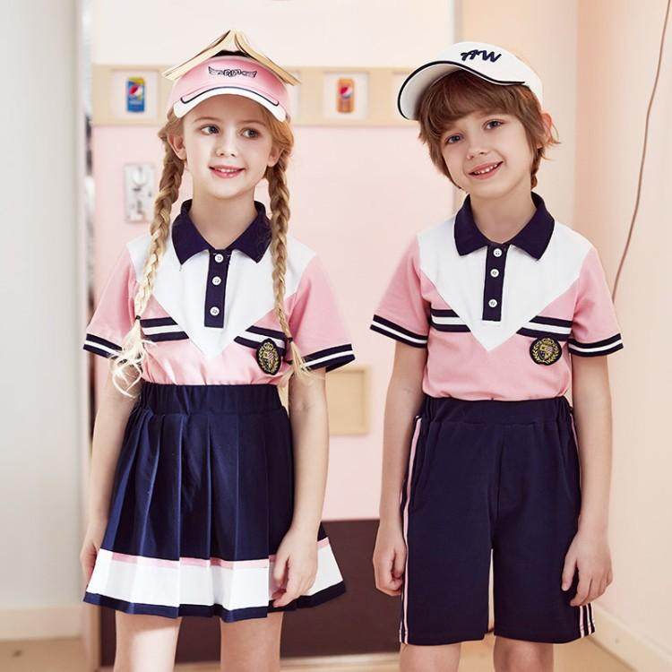 2022 new summer cotton kindergarten uniforms primary school uniforms children's class uniforms performance clothing Liuyi children's clothing