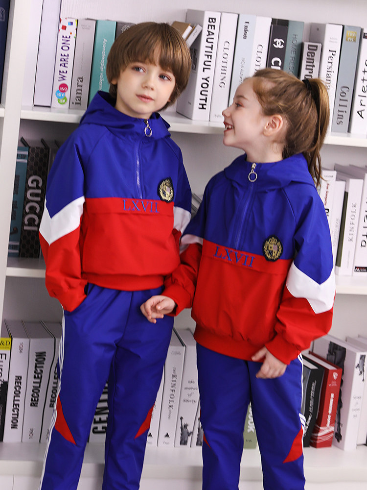 2022 new spring and autumn kindergarten uniforms primary and secondary school students school uniforms long-sleeved sports suits performance clothes