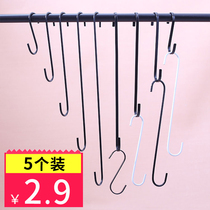 Long S hook S type metal hook Paint s hook clothing store S hook hook hanging clothes hook Clothes hanger hook