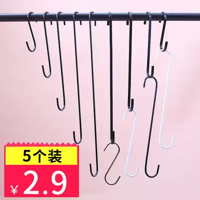 Long S hook S-shaped metal hook Paint S hook clothing store S hook hook clothes hook Clothes hanger hook