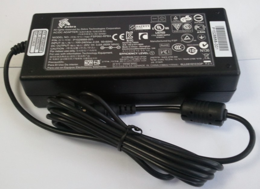 ZEBRA GK888T 888TT TLP2844 original power supply