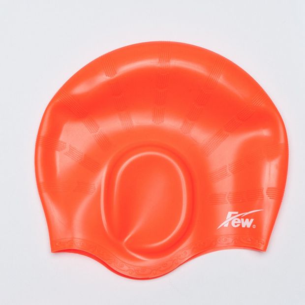 Xác thực nổi / FEW silicone mũ bơi tai nhái đàn hồi tốt không đầu W002 	mũ bơi nike	