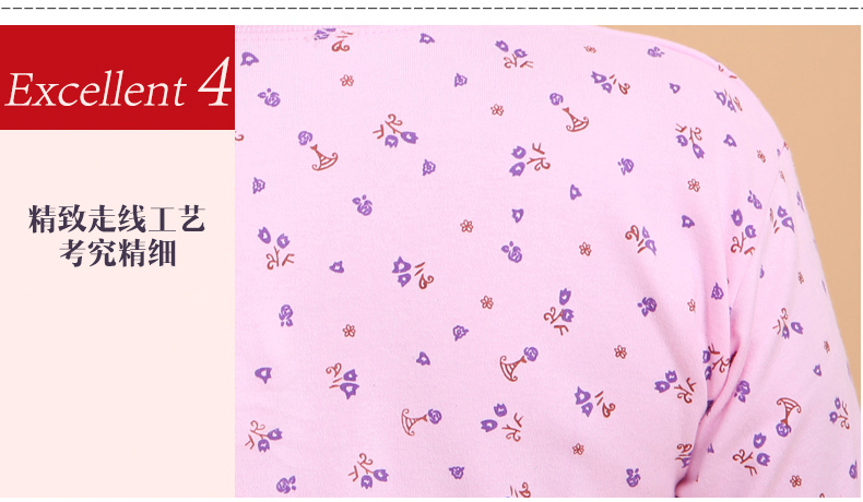 Thêm phân bón để tăng chất liệu cotton cao cổ cho bé gái đồ lót cotton ấm mùa thu quần dài áo len cotton trung niên bộ bó sát giữ nhiệt nam