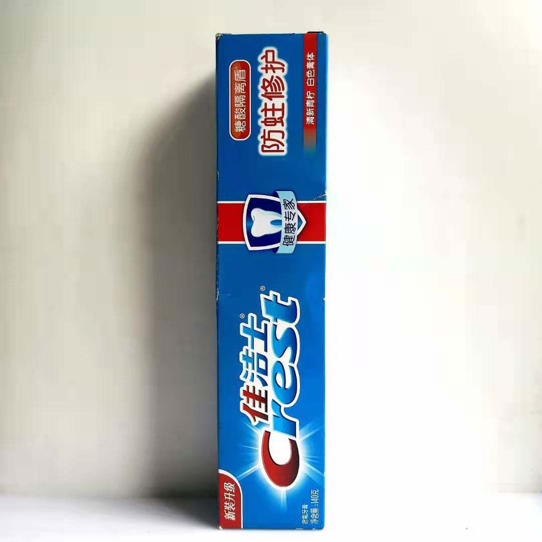 Crest anti-cavity repair fresh lime toothpaste 140g white paste