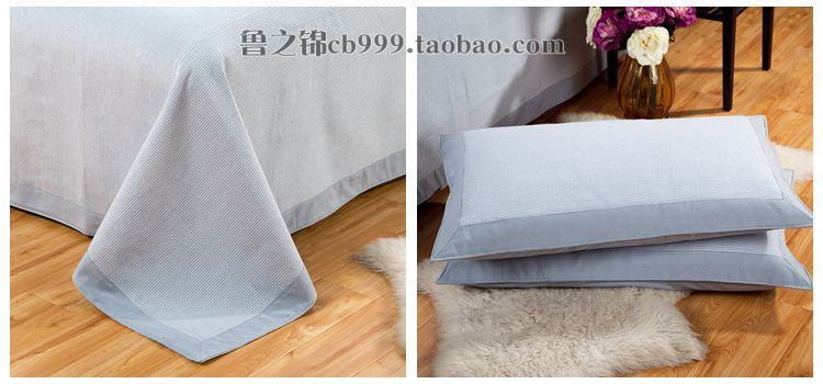 Làm bằng tay bông cũ thô vải tấm duy nhất mảnh bông dày vải thô mat ba mảnh bộ duy nhất đôi 1,8m giường mùa hè