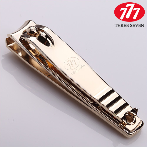 THREE SEVEN/777Korea原装进口777专柜正品 镀金中号指甲剪 单剪