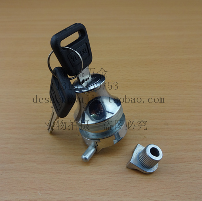 Yimei Exit Glass Showcase Lock Glass Lock Jewelry Cabinet Lock Wine Cabinet Lock Gold Showcase Lock