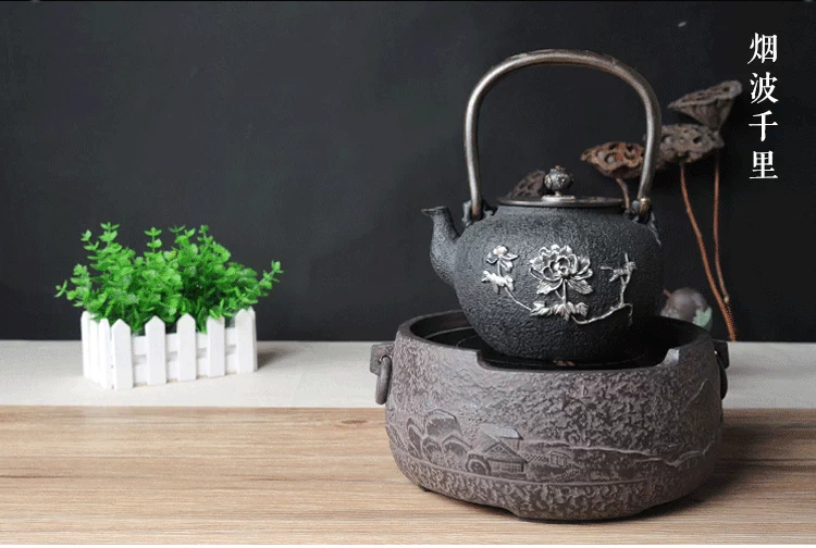 Long Yin Zhai cũ bùn đá điện bếp gốm lò câm nhà Đức câm nhập khẩu nồi sắt nồi bạc nồi chè đặc biệt - Bếp điện bếp hồng ngoại loại nào tốt