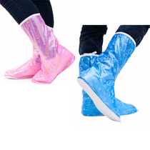Rainproof thick bottom rain shoes fashion waterproof shoe cover men and women non-slip rain shoes set children rain shoes cover rain rain day