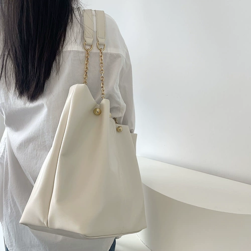 Сумка через плечо, вместительная и большая сумка на одно плечо, из натуральной кожи, изысканный стиль, подходит для студента