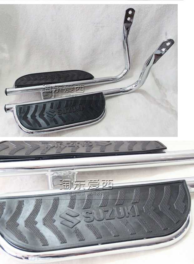 Qingqi Suzuki GT125 Chun Chi QS125-5-5C kệ lớn bàn đạp lớn bàn đạp phía sau kệ tàu sân bay - Xe máy Sopiler Khung bảo vệ xe máy